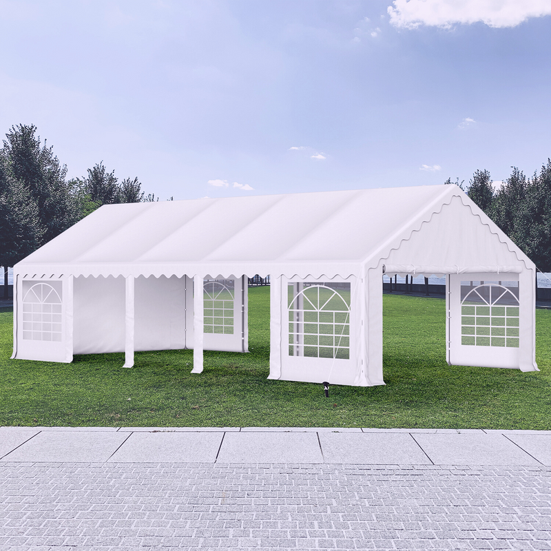 Phi Villa Heavy Duty Party Tent Wedding Event Shelter with Removable Sidewalls