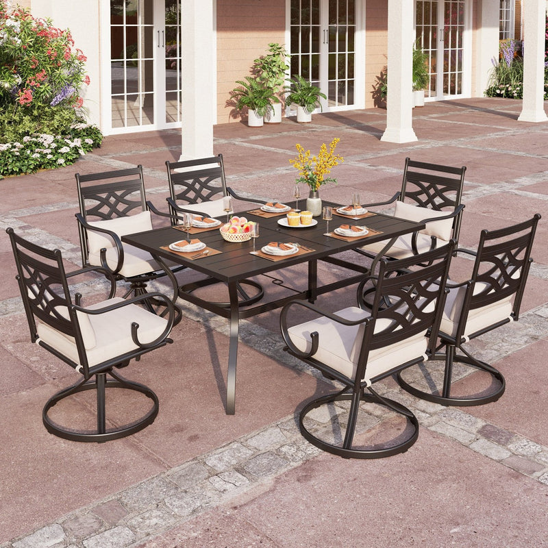 PHI VILLA Vine Patio Dining Chairs