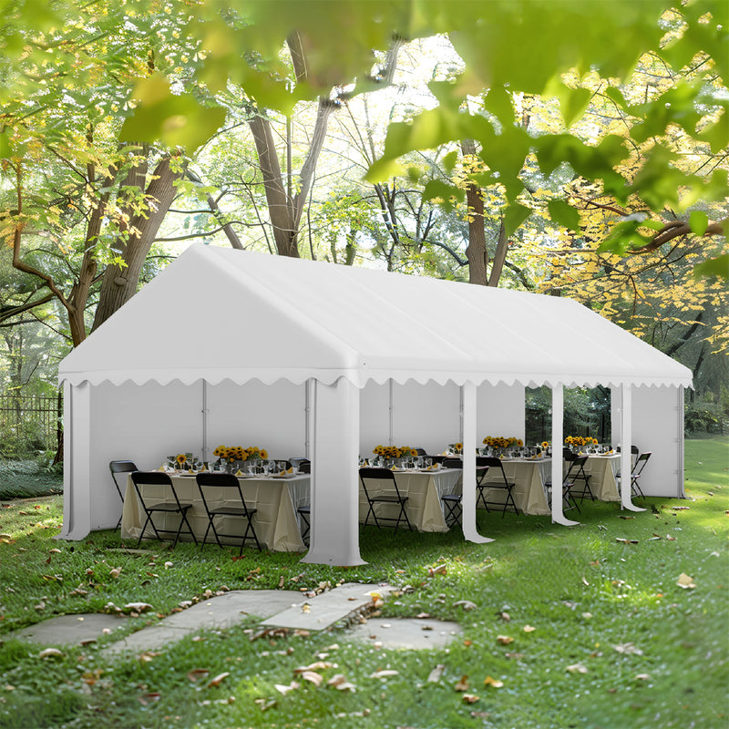 Phi Villa 20'x40' Heavy Duty Wedding Party Tent Outdoor Canopy Gazebo Shelter with Removable Sidewalls