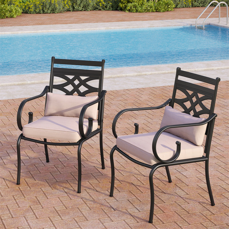 PHI VILLA Vine Patio Dining Chairs