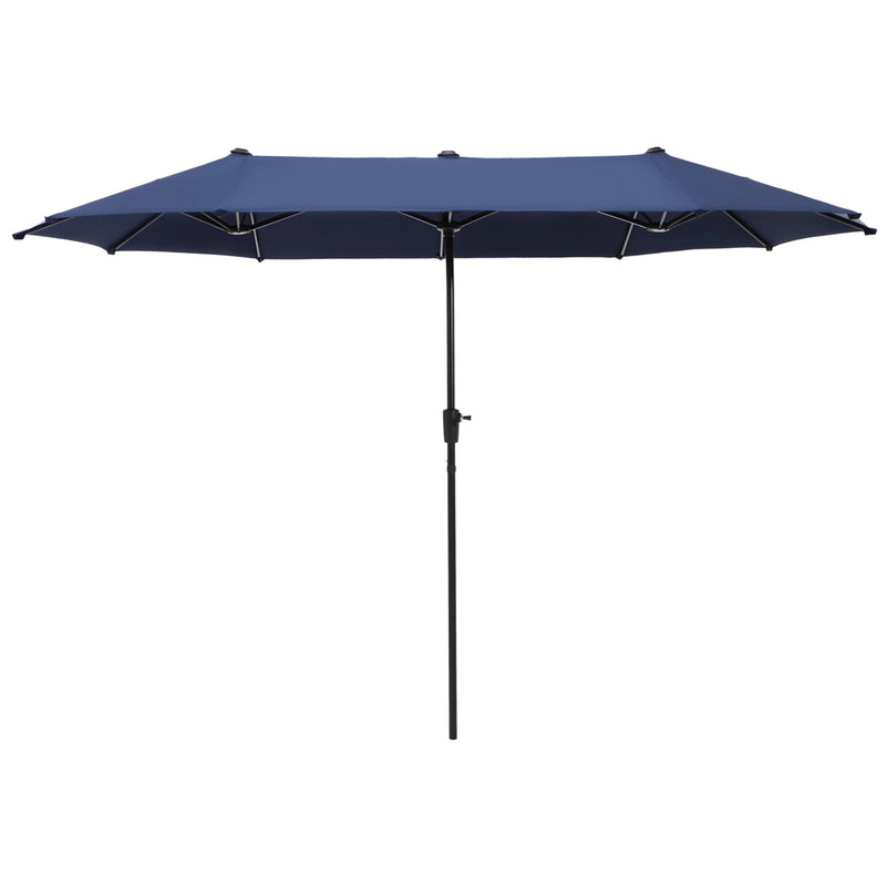 PHI VILLA 13ft Double-Sided Outdoor Large Umbrella