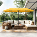 PHI VILLA 13ft 11-Color Double-Sided Outdoor Large Umbrella