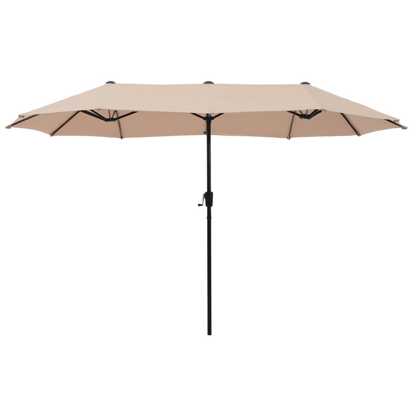 PHI VILLA 13ft Double-Sided Outdoor Large Umbrella