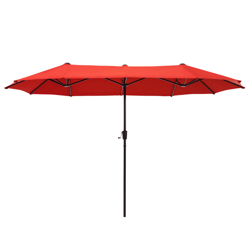 PHI VILLA 13ft Double-Sided Outdoor Large Umbrella