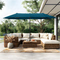 PHI VILLA 13ft Double-Sided Outdoor Large Umbrella