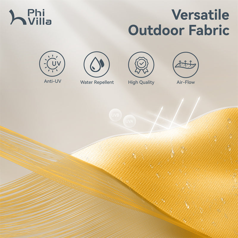 PHI VILLA 13ft 11-Color Double-Sided Outdoor Large Umbrella