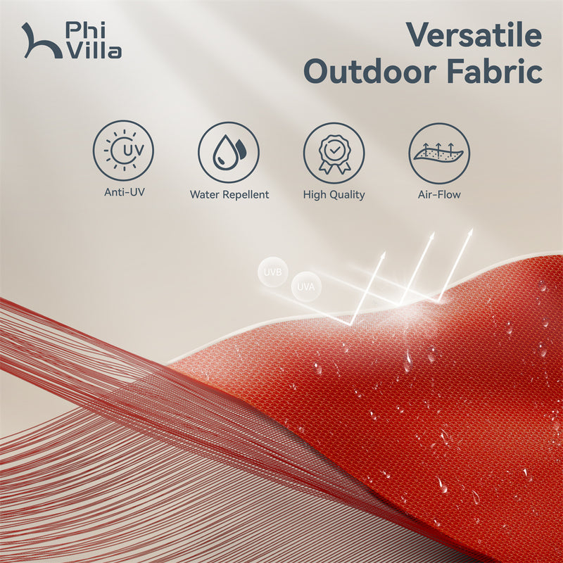 PHI VILLA 13ft Double-Sided Outdoor Large Umbrella